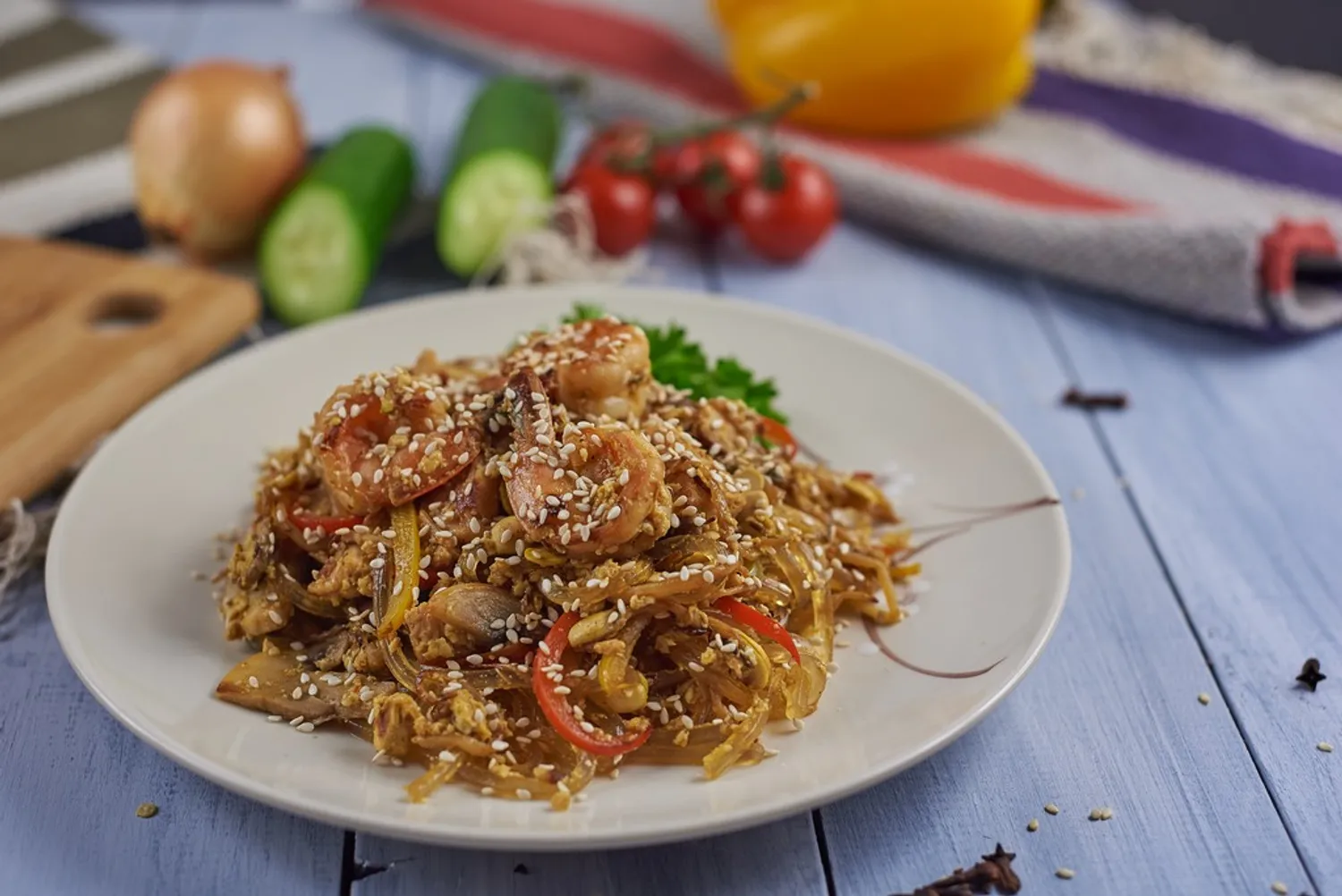 СЭКО - Жареная лапша по-сычуаньски