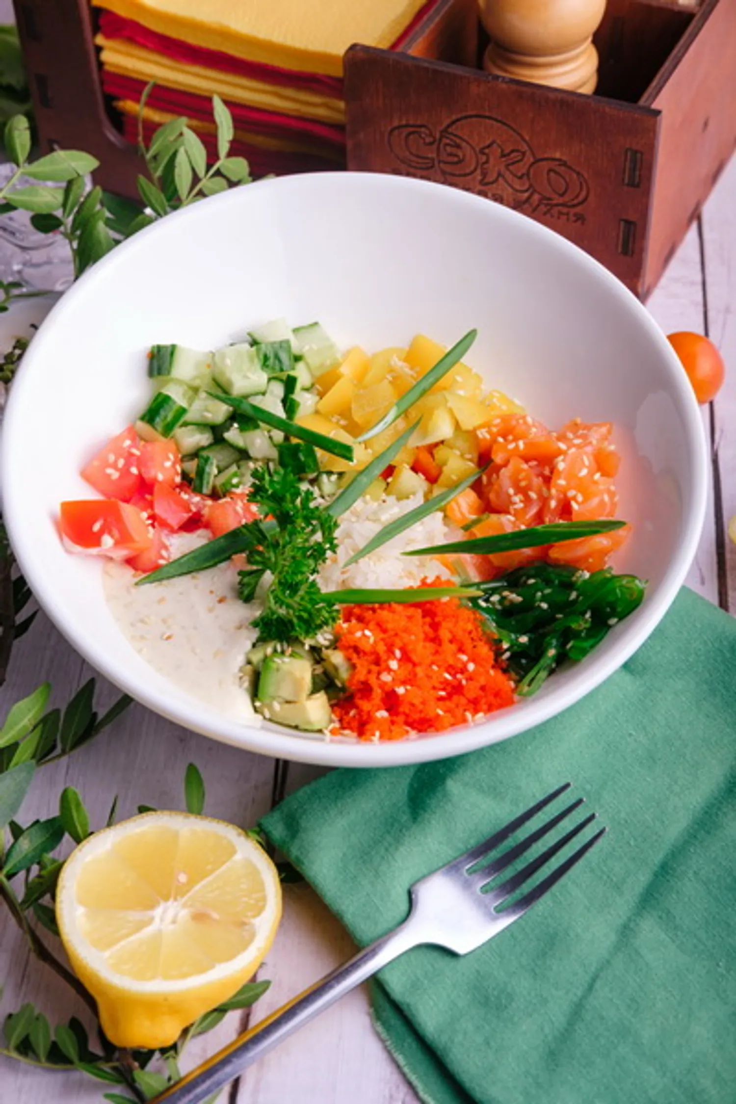 СЭКО - Поке с лососем