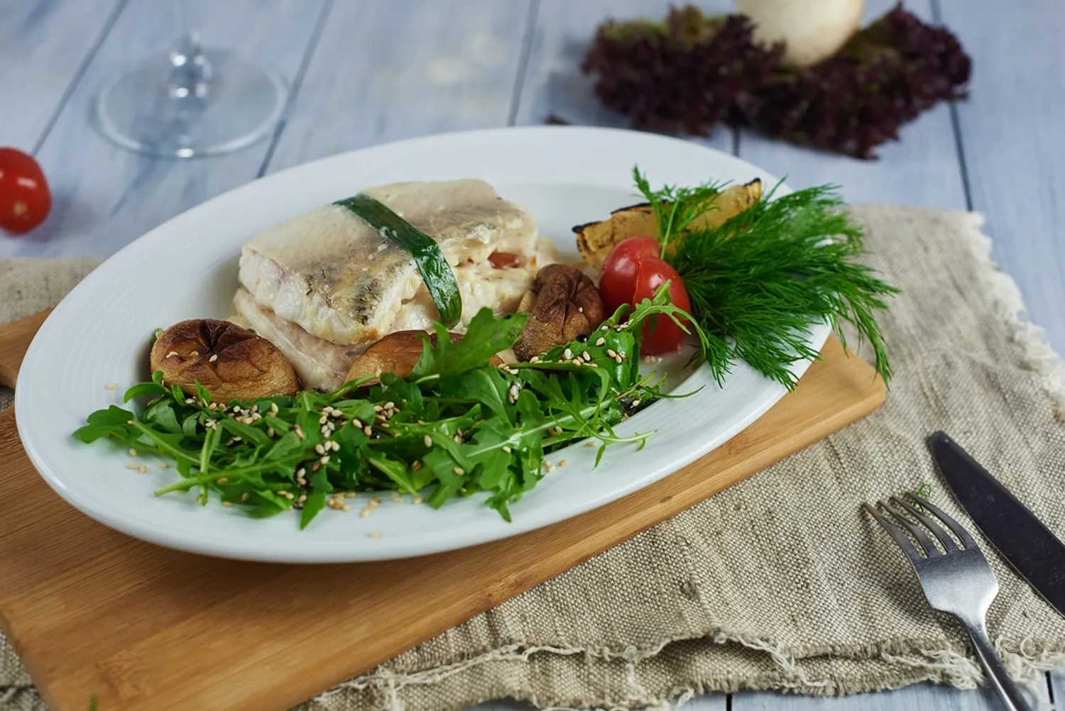 СЭКО - Судак с шампиньонами